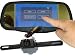 License plate Back up camera with a 7 Bluetooth Rearview Mirror plays video and Ipod
