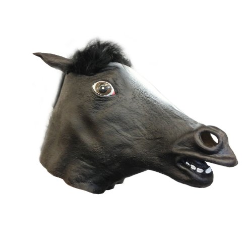 Black Beauty Horse Head Mask