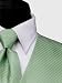Tuxedo Vest and Windsor Band Tie - "Palermo" Mint Diamond Grid Pattern