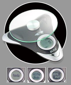 My Weigh iSCALE Animated Kitchen Scale / Food & Diet Scales