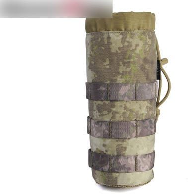 Water Bottle Pouch 6 Colors Militray Tactical Molle 1000D Water Bottle Pouch Bag for Hiking Travel Pouch Molle (A-TACS)