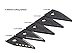 Slice&Cook Mandoline Slicer + FREE Recipes - Professional Mandoline V-Slicer - Vegetable Slicer - (Black) 5 Different Inserts For Fruit & Vegetables