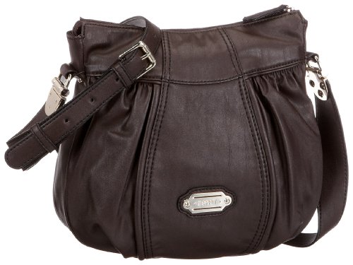 ESPRIT Alina A15055, Damen Umh&auml;ngetasche, braun, (choc.brown 250), 24,5X26X9