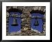 Close View of Two Bells in a Tower Near La Seu D'Urgell, Pyrenees Mountains, Spain, Europe Architecture Framed Art Poster Print by Stacy Gold, 31x25