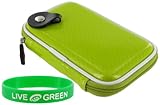 Hard Shell Carrying Case (Candy Green) for Sony MHS-PM5 bloggie HD Video Ca ....