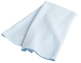  : DII Waffle Microfiber Dishtowel, Blue Set of 2