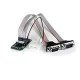 StarTech.com 2 Port RS232 Mini PCI Express Serial Card with 16950 UART MPEX2S952 (Green)
