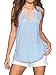 Women's Summer Tanks Charming Vest Lace Crochet Neck Top