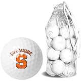 Syracuse Orangemen NCAA 15 Golf Ball Clear Pack