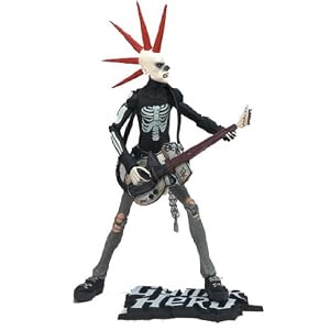 McFarlane Toys Guitar Hero Action Figure Johnny Napalm [Skeleton Variant] Rare! by 