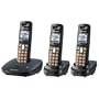 Panasonic DECT 6.0 Expandable Cordless Telephone with 3 Handsets (KX-TG6413T)