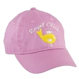 Elegant Baby Embroidered Baseball Cap, Royal Chick, 6-12 Months