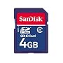 SanDisk 4 GB Class 2 SDHC Flash Memory Card SDSDB-4096-A11