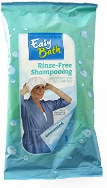 EasyBath No-Rinse Shampooing, Unscented, 24 Count