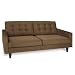 Plaza 79" Tufted Sofa, Mocha