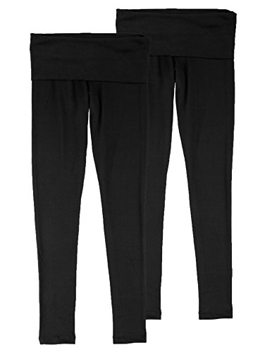 Kalon Juniors Fold Over Leggings Lightweight