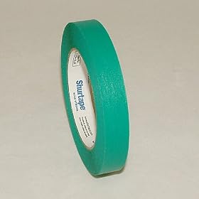 Shurtape CP-632 Colored Masking Tape: 3/4 in. x 60 yds. (Green)