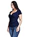 LookbookStore Women Plus Size Sexy Sweetheart Faux Wrap Ruched Top Shirt