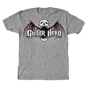 Guitar Hero Big Mouth heather grey t-shirt