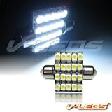 HID WHITE M-SMT 20 LED DOME LIGHT BULB 6411 6418 6423