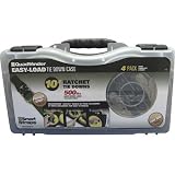 Smart Straps QuadWinder Ratchet Tie-Down Kit - 1in. x 10ft. Each, 4 Pack, 1500Lb. Capacity, Model# 101
