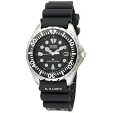 Citizen Mens Eco-Drive Professional Diver Black Rubber Strap Watch #BN0000-04H by Citizen