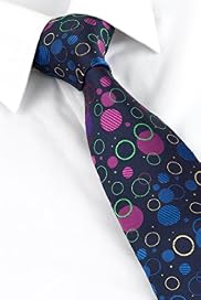 Machine Washable Textured & Embroidered Spotted Tie