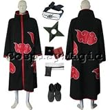 Naruto Akatsuki Tobi Anime Cosplay Costume Outfit
