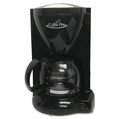Coffeepro CP6B Coffeemaker, 4-Cup, 6-1/2 in.x7-1/4 in.x10 in., Black Coffeepro CP6B Coffeemaker, 4-Cup, 6-1/2 in.x7-1/4 in.x10 in., Black