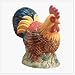 Kitchen & Housewares : Ceramic Rooster Cookie Jar