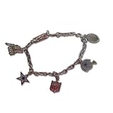 Dallas Cowboys 5 Charm Bracelet Nfl Charm Logo Helmet
