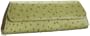 Jalda Ostrich-Embossed Original Clutch,Green,one size