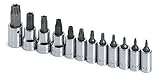 SK Hand Tools 19768 12-Piece 1/4-Inch and 3/8-Inch Drive Tamper-Proof Torx Bit Socket Set [並行輸入品]