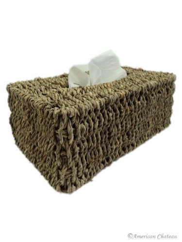 Sea grass Woven Kleenex Tissue Box Cover Holder