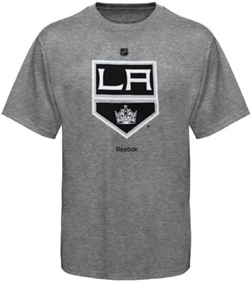 Los Angeles Kings Grey Primary Logo T-shirt