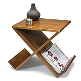 Umbra Mimosa Side Table with Magazine Storage, Natural