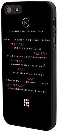 Twenty One Pilots I Am Not Evil iPhone 5 Case Fit For iPhone 5/5s Hardplastic Case Black Framed