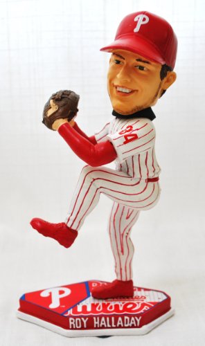 Philadelphia Phillies 2011 Official MLB #34 Roy Halladay Home plate base action Bobble Head