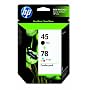 Original HP 45/78d Ink Cartridges Combo-Pack in Retail Packaging