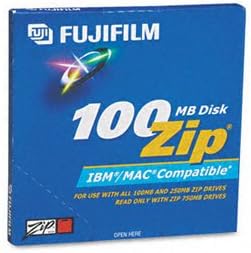 Fuji® IBM/Mac Compatible Zip® Disks DISC,ZIP 100 DUAL FORMAT (Pack of8)