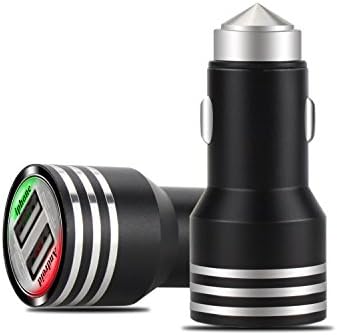 Volsmart Car Quick Charger with Dual Port USB 2.0 for iPhone 6S 6 Plus 5S 5 5C 4S iPad Samsung Galaxy Note S7 7 6 Edge Motorola HTC BlackBerry Symbian LG Nexus and More Android Phone