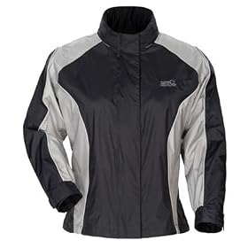 Tour Master Women’s Sentinel Rain Jacket Black – Size : L Tall