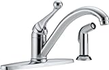 Delta Classic 400-BH-DST Single Handle Kitchen Faucet with Spray, Chrome