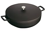 Staub 5-Quart Country Casserole, Black Matte