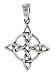 Sterling Silver Celtic Knot Pendant 13/16