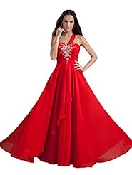 A-line Sweetheart Floor Length Beaded Lace Flowy Natural   Waistline Chiffon One Shoulder Prom Dress 