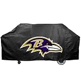 NFL Baltimore Ravens Black Grill Cover