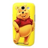 Fashion Cartoon Red Short Yellow Winnie Pooh Disney Hard Back Skin Case Cover for SAMSUNG i9300 Galaxy S3