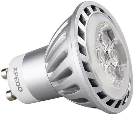 Xpeoo Non-dimmable 6w Led Spot Light Gu10 50w Halogen Bulb Energy Saving SMD Warm White 85-265v (GU10 Non-dimmable Warm White)