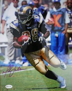 Marshall Faulk Signed St. Louis Rams 8x10 Photo